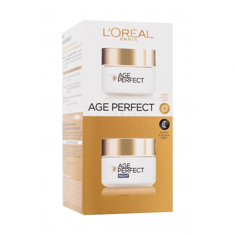 L&#039;Oréal Paris Age Perfect Zestaw dla kobiet Krem do twarzy na dzień 50 ml + krem do twarzy na noc 50 ml