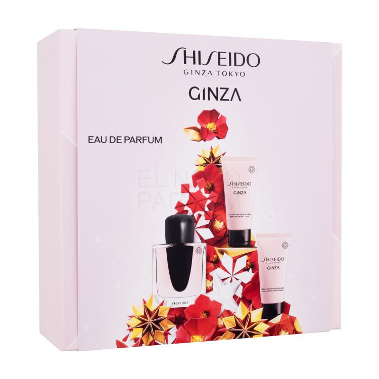 Shiseido Ginza Zestaw EDP 50 ml + mleczko do ciała 50 ml + krem pod prysznic 50 ml
