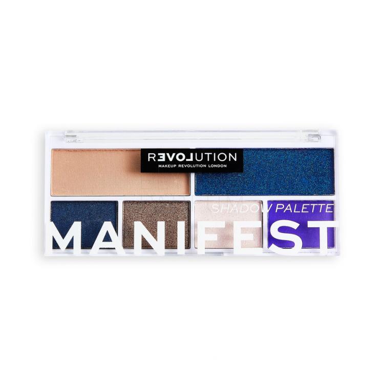Revolution Relove Colour Play Shadow Palette Cienie do powiek dla kobiet 5,2 g Odcień Manifest