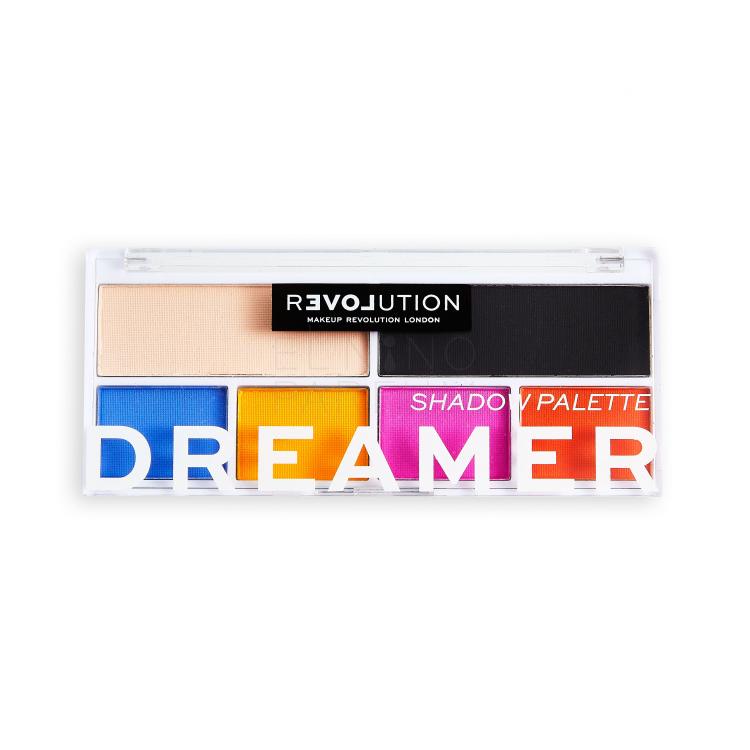 Revolution Relove Colour Play Shadow Palette Cienie do powiek dla kobiet 5,2 g Odcień Dreamer
