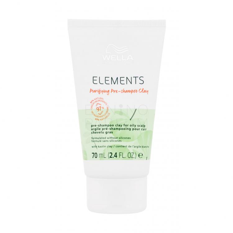 Wella Professionals Elements Purifying Pre-Shampoo Clay Maska do włosów dla kobiet 70 ml
