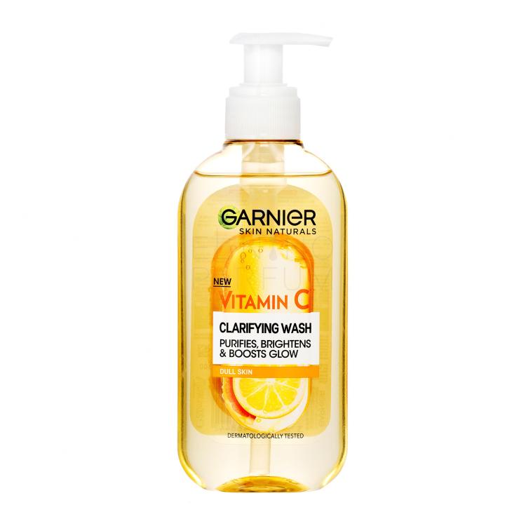Garnier Skin Naturals Vitamin C Clarifying Wash Żel oczyszczający dla kobiet 200 ml
