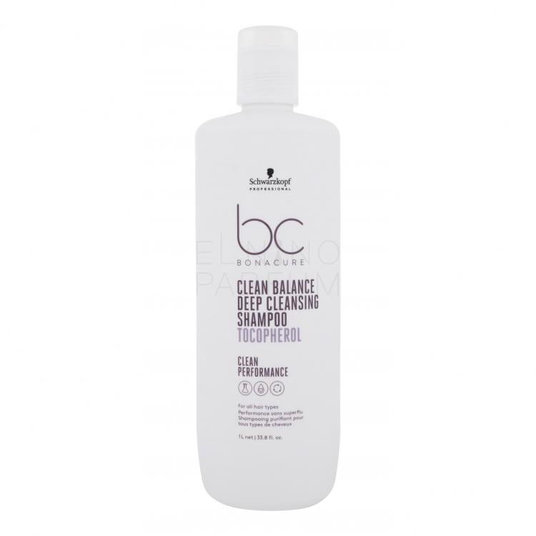 Schwarzkopf Professional BC Bonacure Clean Balance Tocopherol Shampoo Szampon do włosów dla kobiet 1000 ml