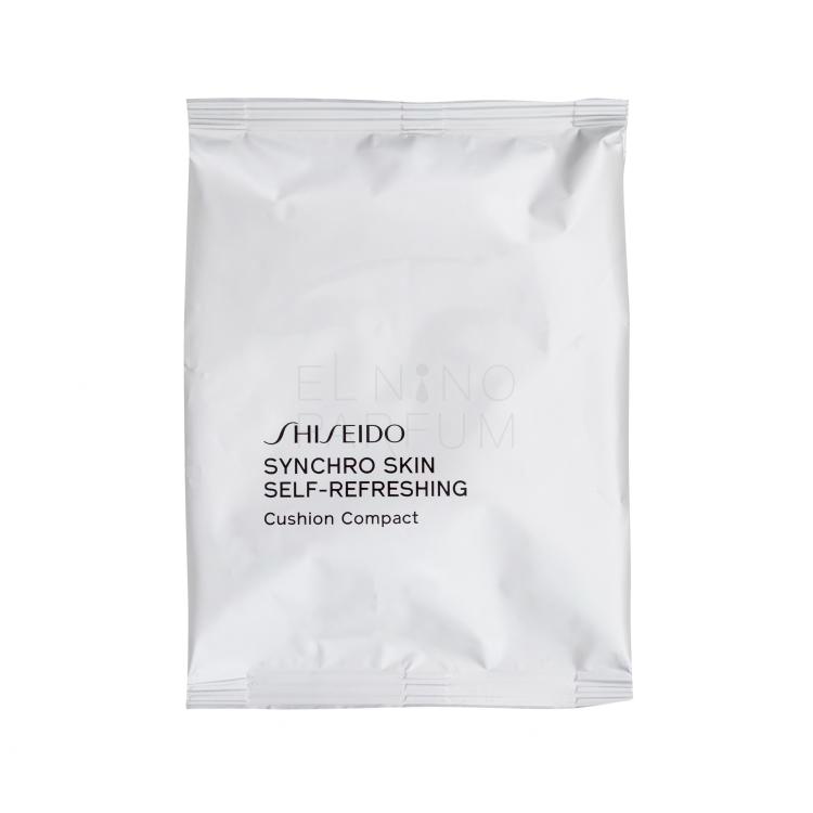 Shiseido Synchro Skin Self-Refreshing Cushion Compact Podkład dla kobiet 13 g Odcień 120 Ivory tester