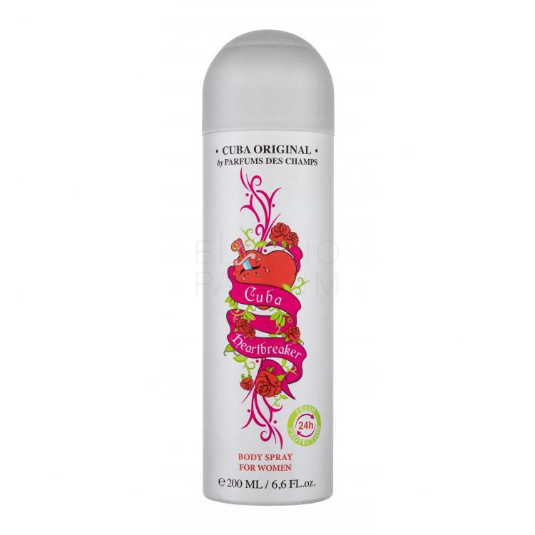 Cuba Heartbreaker Dezodorant dla kobiet 200 ml