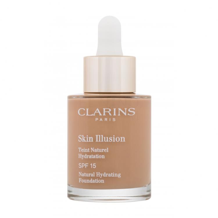 Clarins Skin Illusion Natural Hydrating SPF15 Podkład dla kobiet 30 ml Odcień 112.3 Sandalwood