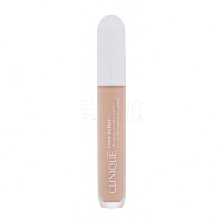Clinique Even Better All-Over Concealer + Eraser Korektor dla kobiet 6 ml Odcień CN 28 Ivory
