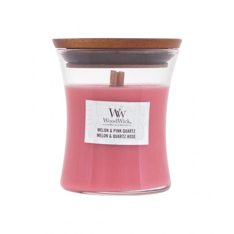 WoodWick Melon &amp; Pink Quartz Świeczka zapachowa 85 g