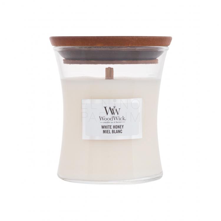 WoodWick White Honey Świeczka zapachowa 85 g