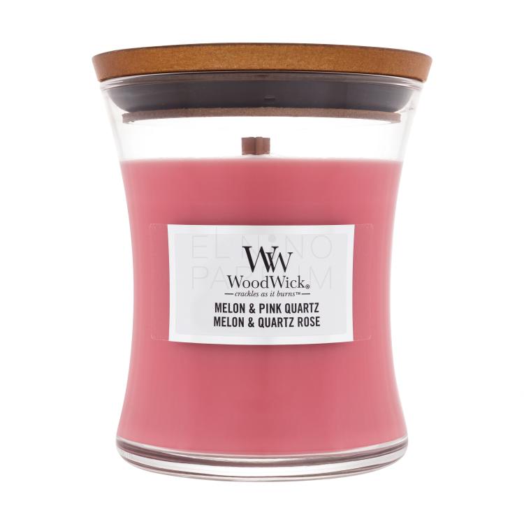 WoodWick Melon &amp; Pink Quartz Świeczka zapachowa 275 g
