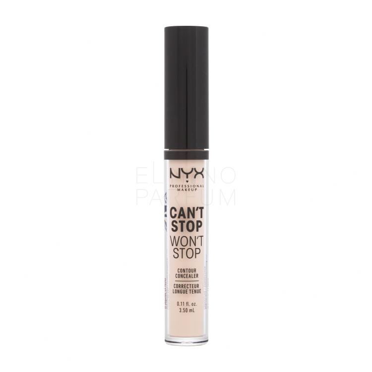 NYX Professional Makeup Can&#039;t Stop Won&#039;t Stop Contour Concealer Korektor dla kobiet 3,5 ml Odcień 06 Vanilla