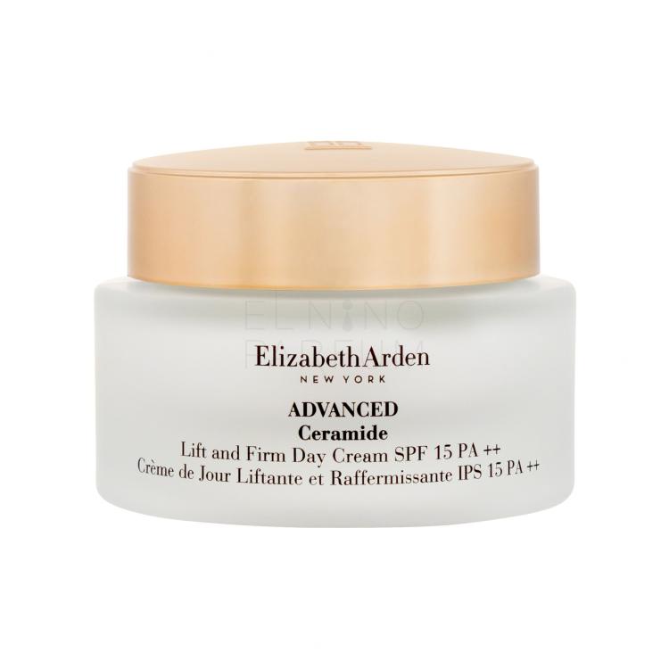 Elizabeth Arden Ceramide Advanced Lift and Firm Day Cream SPF15 Krem do twarzy na dzień dla kobiet 50 ml