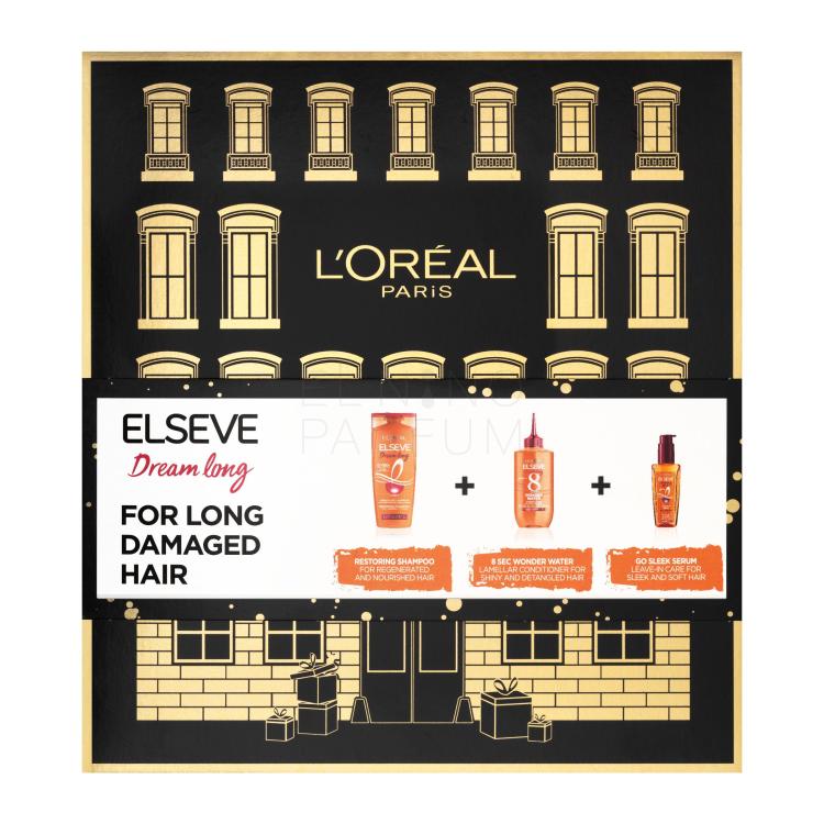 L&#039;Oréal Paris Elseve Dream Long Zestaw Szampon 250 ml + odżywka 200 ml + serum do włosów 100 ml