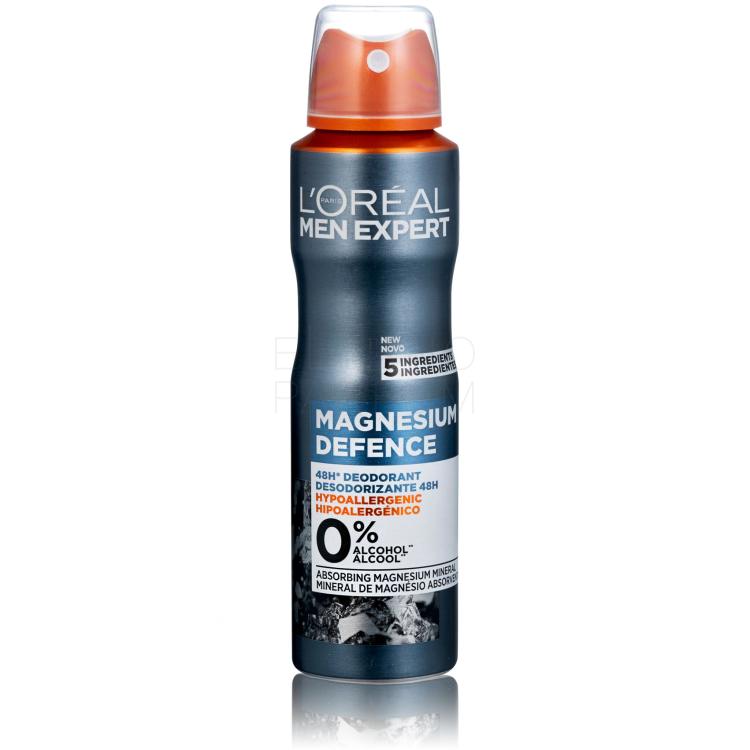 L&#039;Oréal Paris Men Expert Magnesium Defence 48H Dezodorant dla mężczyzn 150 ml