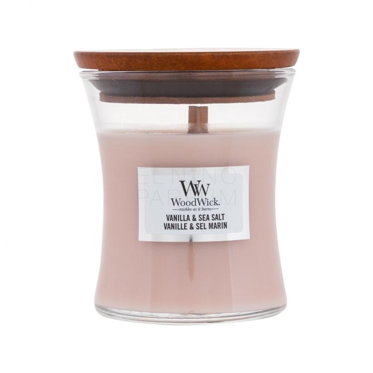 WoodWick Vanilla &amp; Sea Salt Świeczka zapachowa 85 g