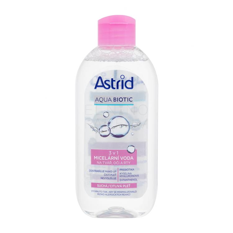 Astrid Aqua Biotic 3in1 Micellar Water Płyn micelarny dla kobiet 200 ml