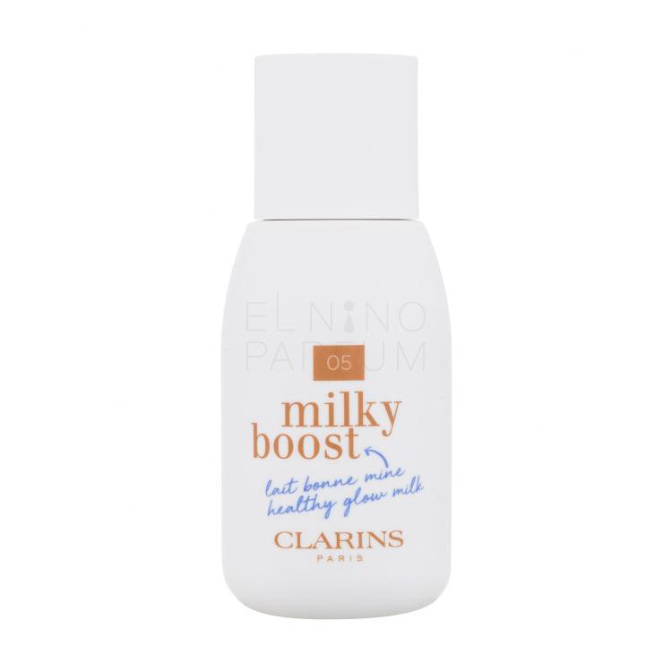 Clarins Milky Boost Podkład dla kobiet 50 ml Odcień 05 Milky Sandalwood