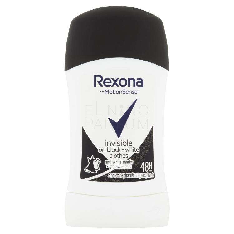 Rexona MotionSense Invisible Black + White Antyperspirant dla kobiet 40 ml