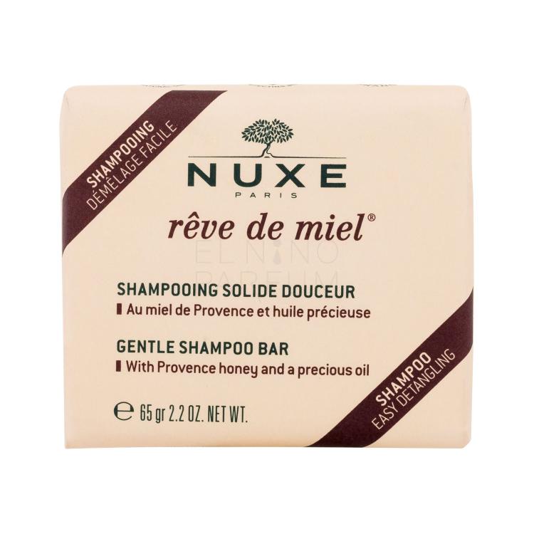 NUXE Rêve de Miel Gentle Shampoo Bar Szampon do włosów dla kobiet 65 g
