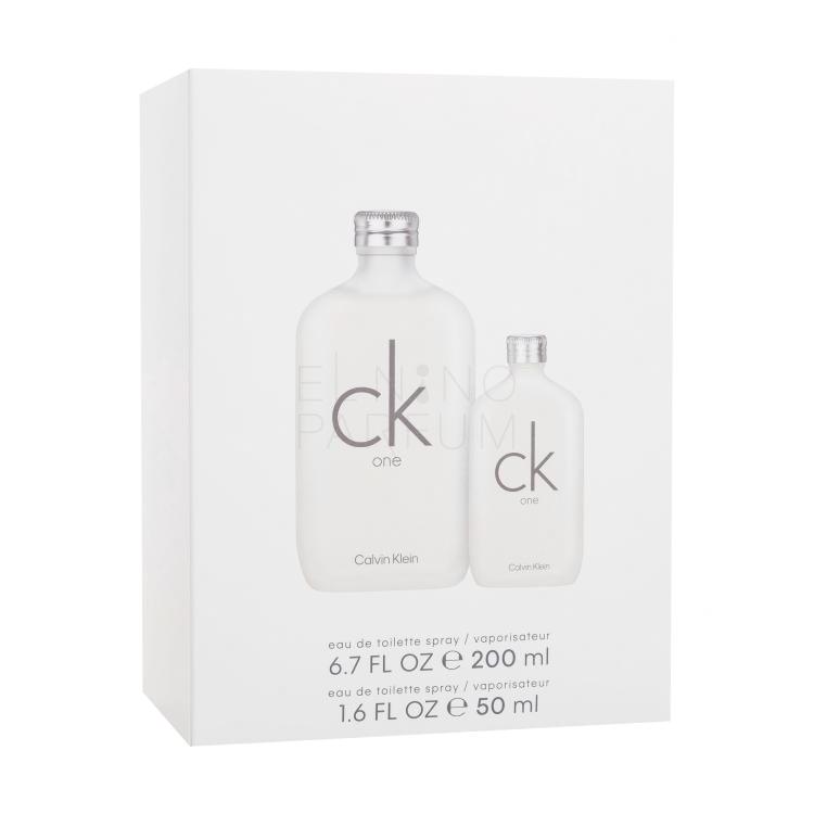 Calvin Klein CK One Zestaw Edt 200 ml + Edt 50 ml