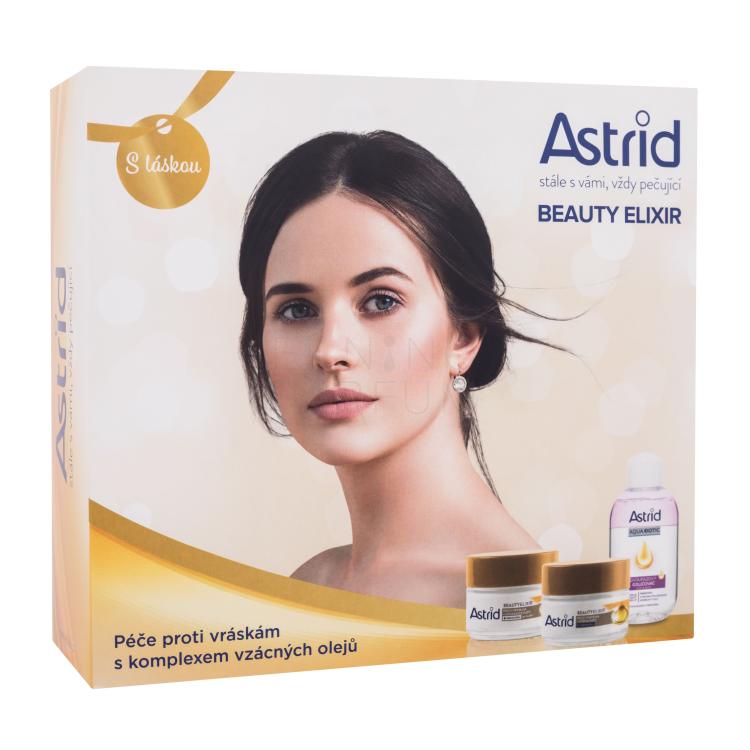 Astrid Beauty Elixir Zestaw Krem do twarzy na dzień 50 ml+ krem do twarzy na noc 50 ml + płyn do demakijażu oczu i ust 125 ml