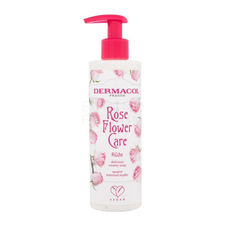 Dermacol Rose Flower Care Creamy Soap Mydło w płynie dla kobiet 250 ml