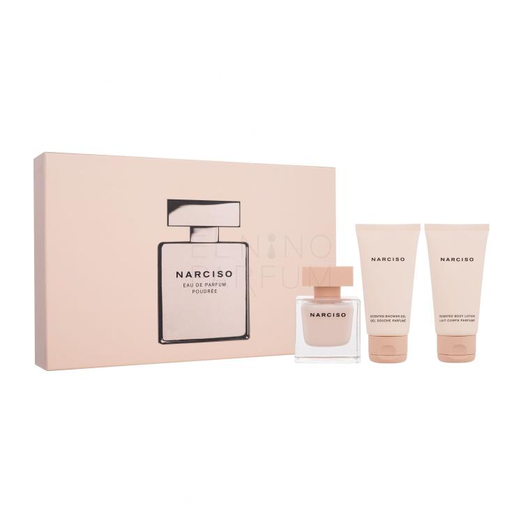 Narciso Rodriguez Narciso Poudrée Zestaw Edp 50 ml+ Mleczko do ciała 50 ml + Żel pod prysznic 50 ml