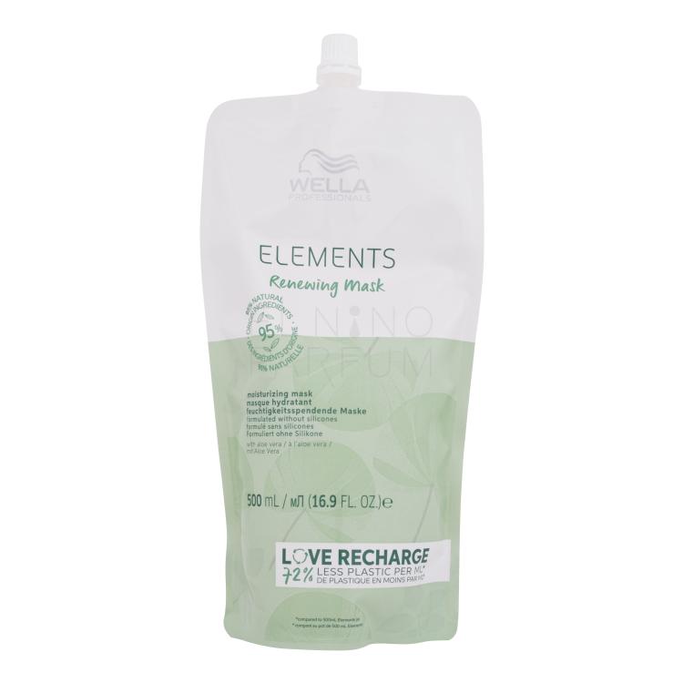 Wella Professionals Elements Renewing Mask Maska do włosów dla kobiet Napełnienie 500 ml