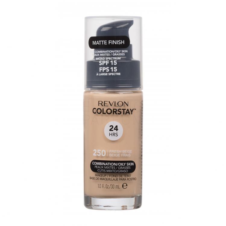 Revlon Colorstay Combination Oily Skin SPF15 Podkład dla kobiet 30 ml Odcień 250 Fresh Beige