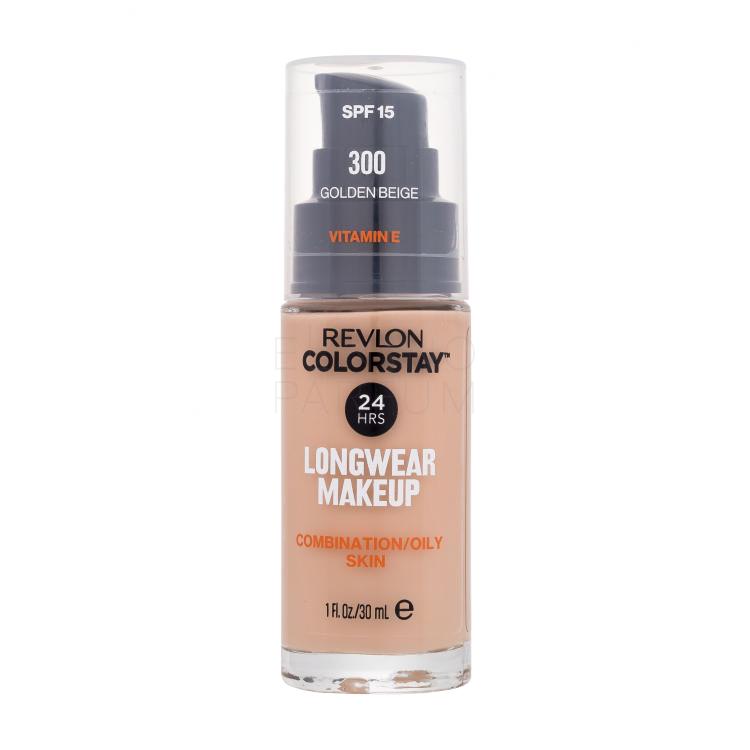 Revlon Colorstay Combination Oily Skin SPF15 Podkład dla kobiet 30 ml Odcień 300 Golden Beige