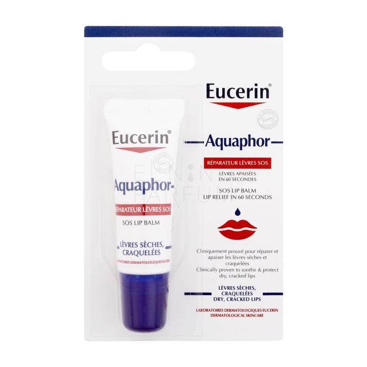 Eucerin Aquaphor SOS Lip Balm Balsam do ust dla kobiet 10 ml