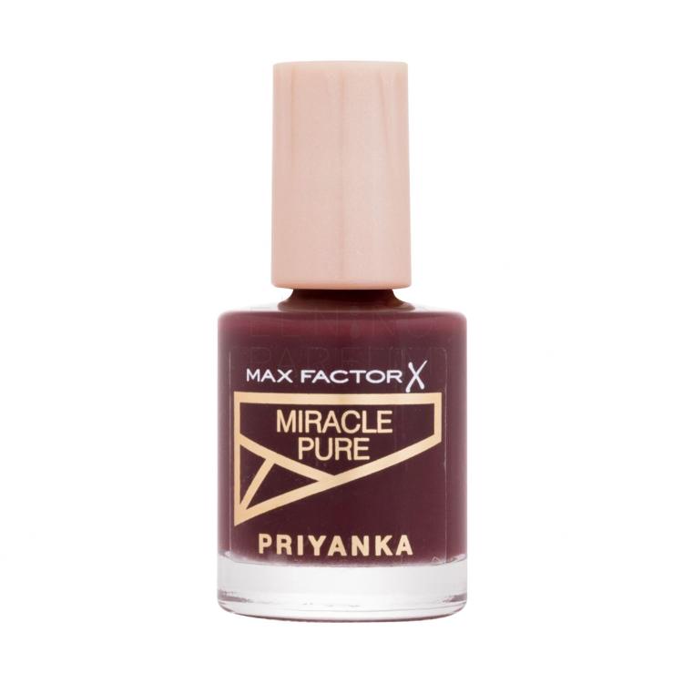 Max Factor Priyanka Miracle Pure Lakier do paznokci dla kobiet 12 ml Odcień 380 Bold Rosewood