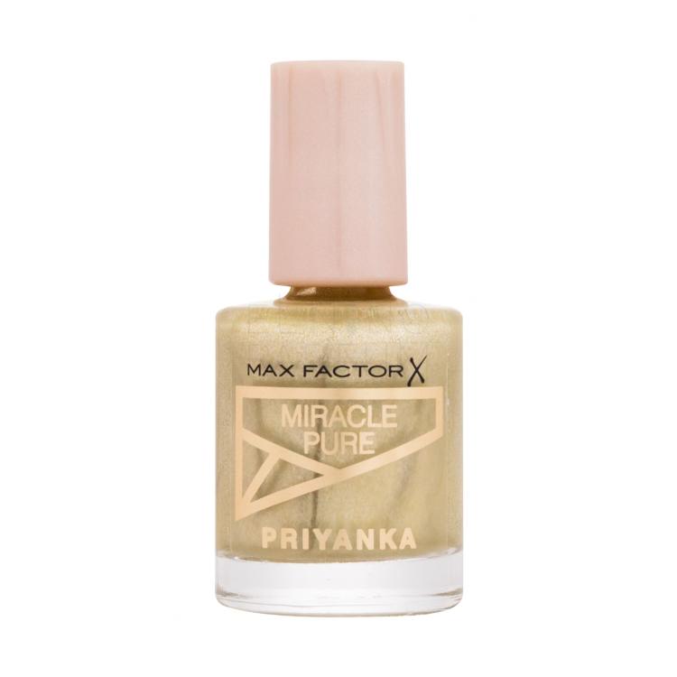 Max Factor Priyanka Miracle Pure Lakier do paznokci dla kobiet 12 ml Odcień 714 Sunrise Glow