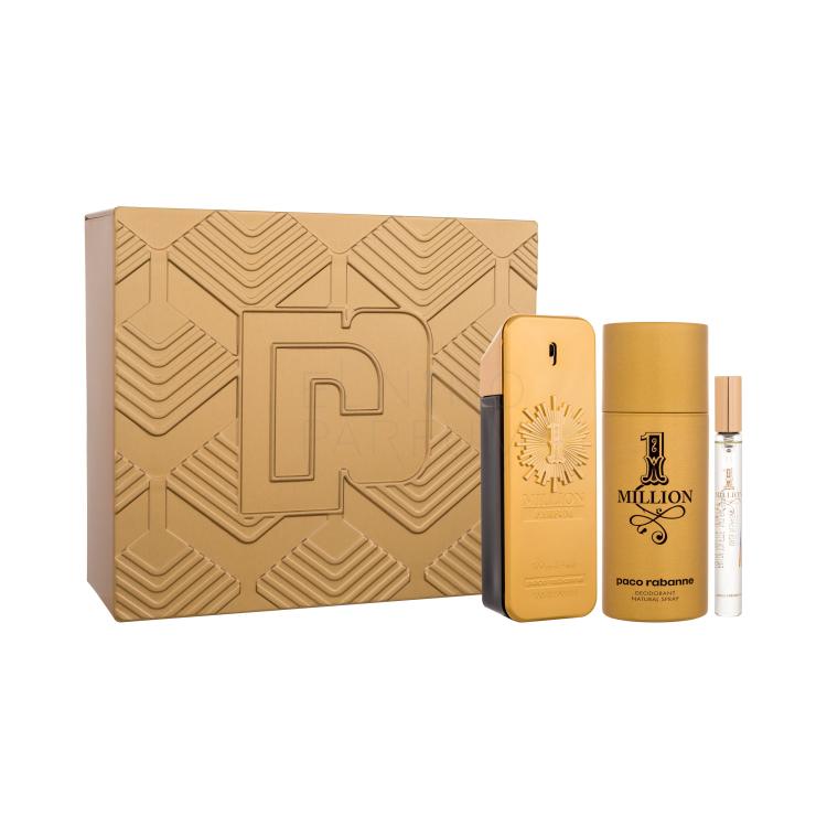 Paco Rabanne 1 Million Zestaw Perfumy 100 ml + dezodorant 150 ml + perfumy 10 ml
