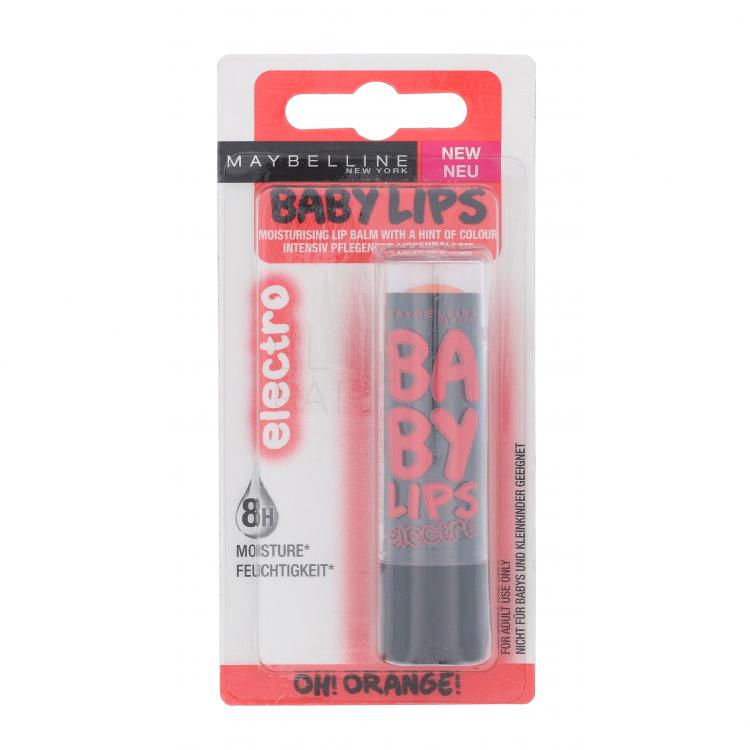 Maybelline Baby Lips Electro Balsam do ust dla kobiet 4,4 g Odcień Oh! Orange!