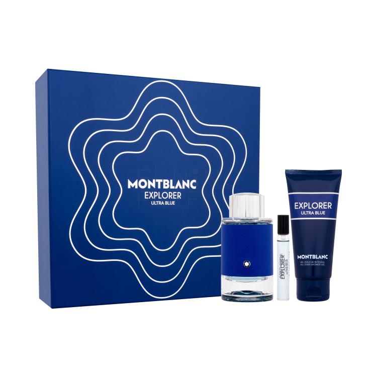 Montblanc Explorer Ultra Blue SET1 Zestaw Edp 100 ml + Edp 7,5 ml + Żel pod prysznic 100 ml