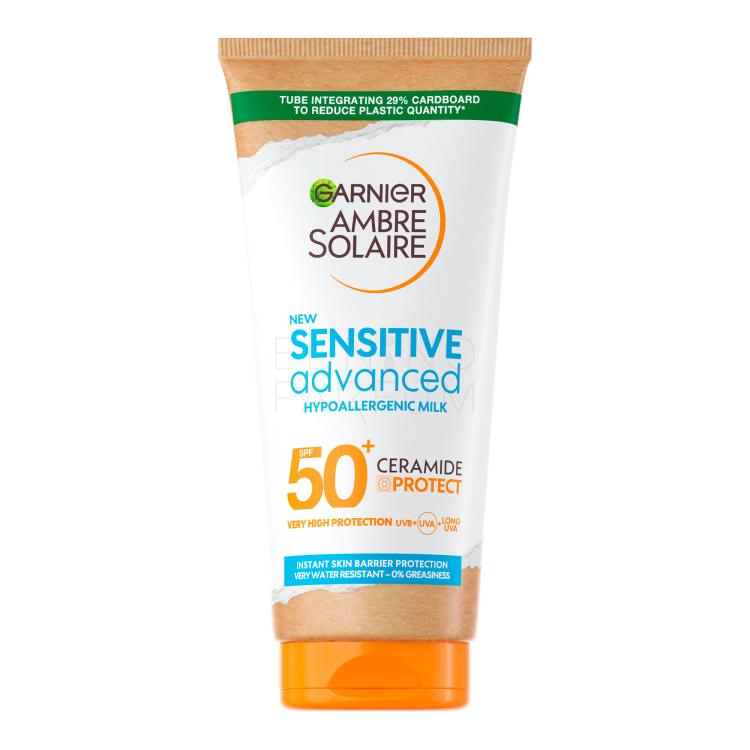 Garnier Ambre Solaire Sensitive Advanced Hypoallergenic Milk SPF50+ Preparat do opalania ciała 175 ml