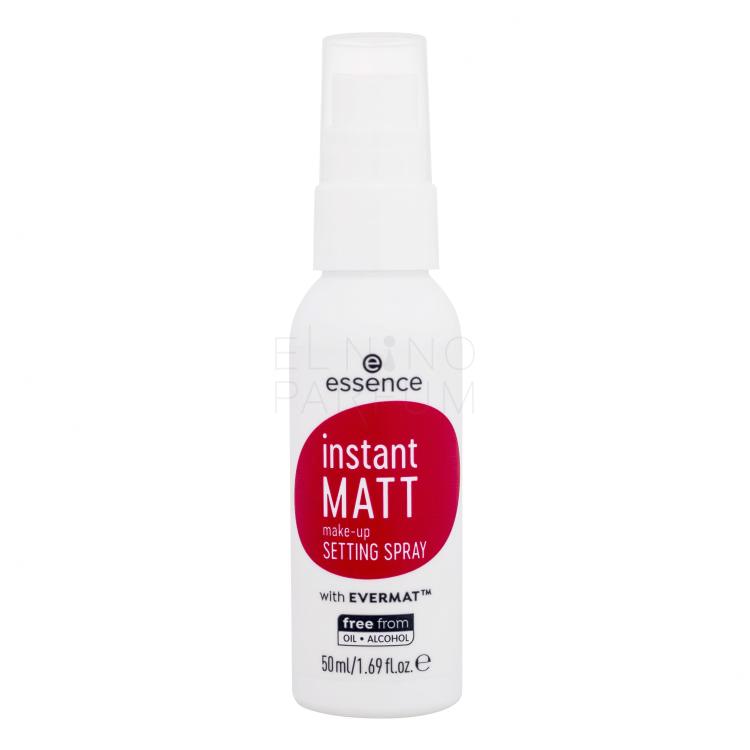 Essence Instant Matt Make-Up Setting Spray Utrwalacz makijażu dla kobiet 50 ml