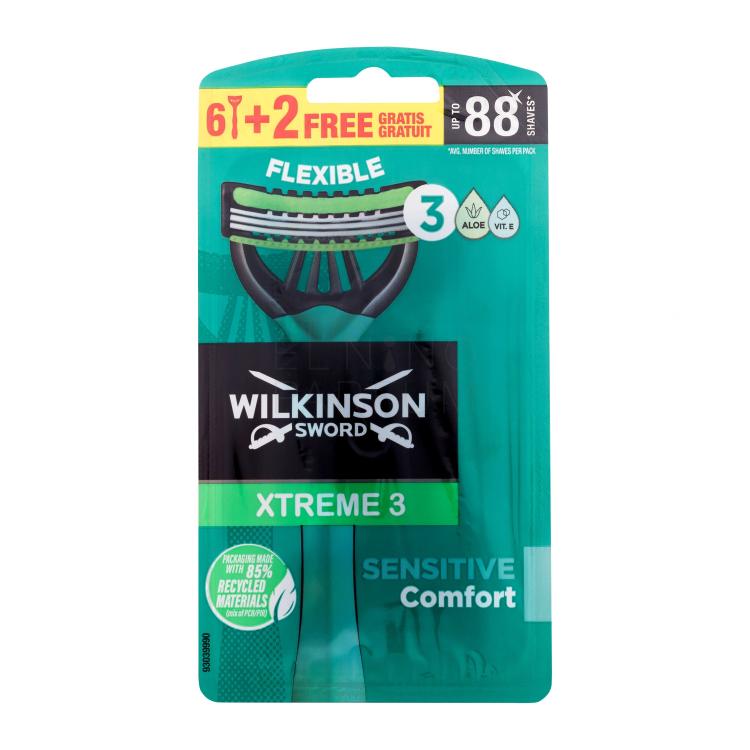 Wilkinson Sword Xtreme 3 Sensitive Comfort Maszynka do golenia dla mężczyzn Zestaw