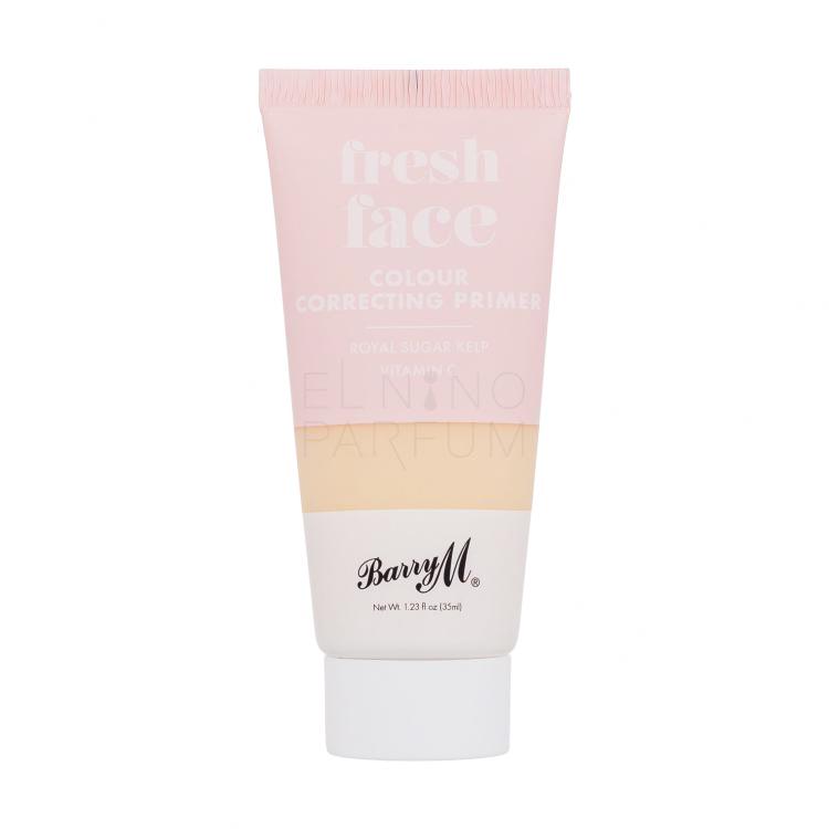 Barry M Fresh Face Colour Correcting Primer Baza pod makijaż dla kobiet 35 ml Odcień Yellow