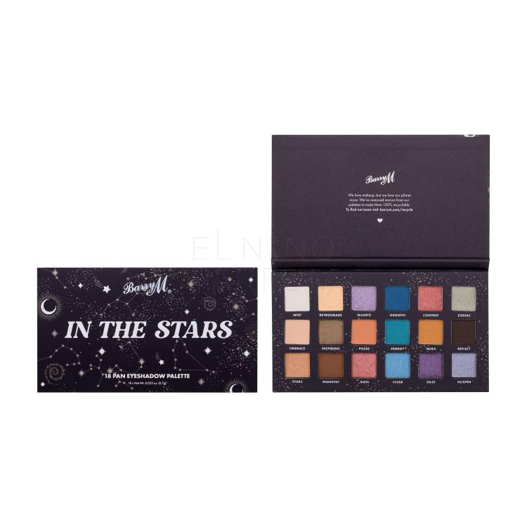 Barry M In The Stars 18 Pan Eyeshadow Pallete Cienie do powiek dla kobiet 12,6 g