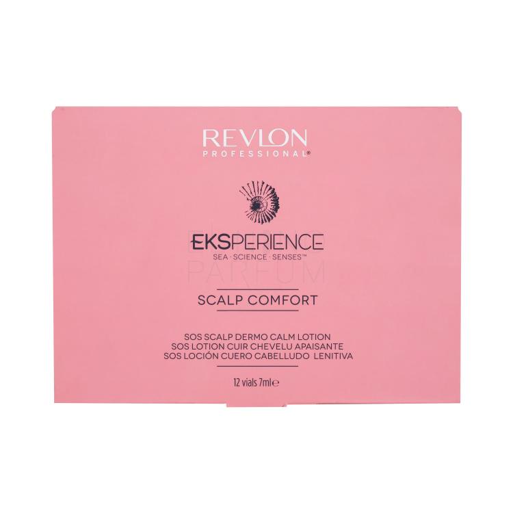 Revlon Professional Eksperience Scalp Comfort SOS Dermo Calm Lotion Pielęgnacja bez spłukiwania dla kobiet 12x7 ml Uszkodzone pudełko