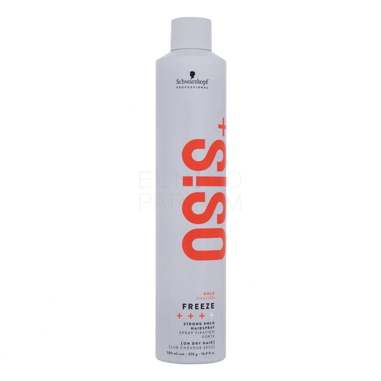 Schwarzkopf Professional Osis+ Freeze Strong Hold Hairspray Lakier do włosów dla kobiet 500 ml