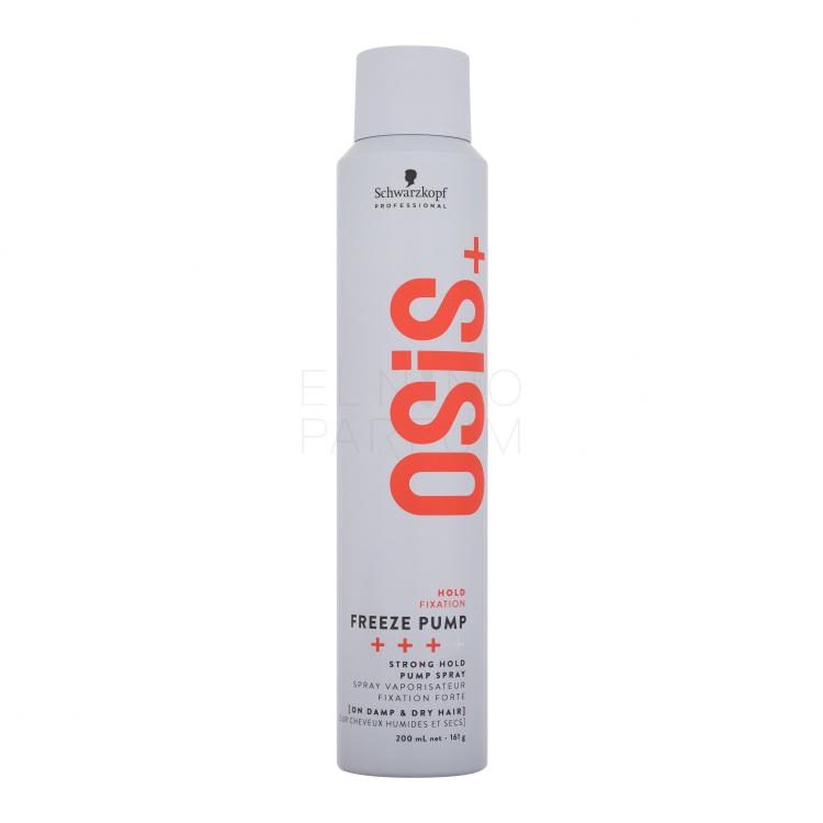 Schwarzkopf Professional Osis+ Freeze Pump Strong Hold Pump Spray Lakier do włosów dla kobiet 200 ml