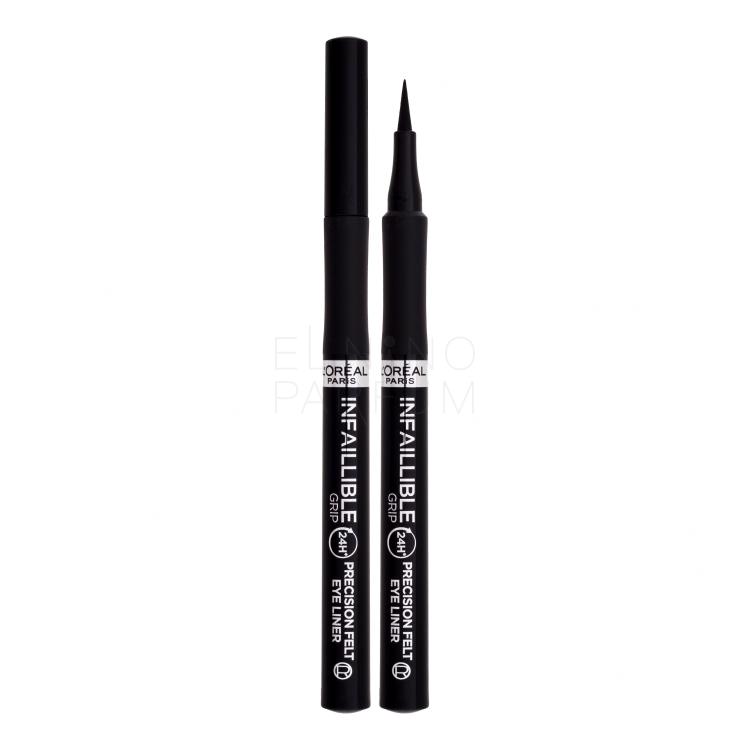 L&#039;Oréal Paris Infaillible Grip 24H Precision Felt Eyeliner Eyeliner dla kobiet 1 ml Odcień 01 Black