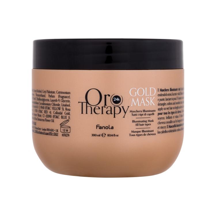 Fanola Oro Therapy 24K Gold Mask Maska do włosów dla kobiet 300 ml