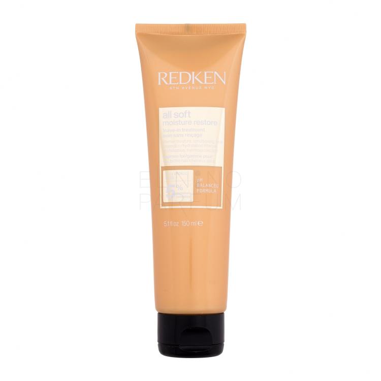 Redken All Soft Moisture Restore Leave-In Treatment Pielęgnacja bez spłukiwania dla kobiet 150 ml