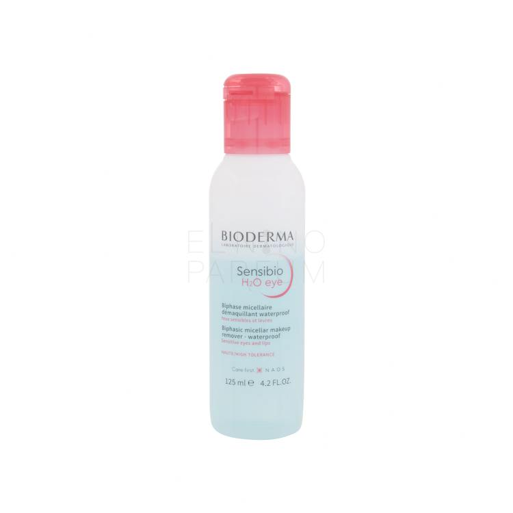 BIODERMA Sensibio H2O Eye Biphasic Micellar Makeup Remover Demakijaż oczu dla kobiet 125 ml