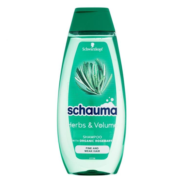 Schwarzkopf Schauma Herbs &amp; Volume Shampoo Szampon do włosów dla kobiet 400 ml