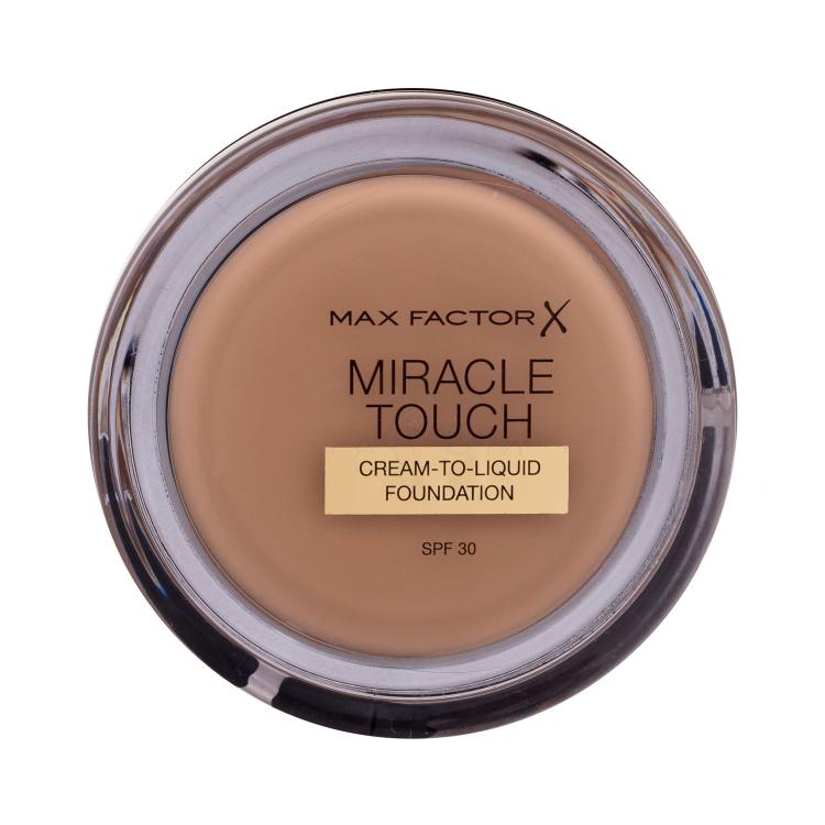 Max Factor Miracle Touch Cream-To-Liquid SPF30 Podkład dla kobiet 11,5 g Odcień 080 Bronze